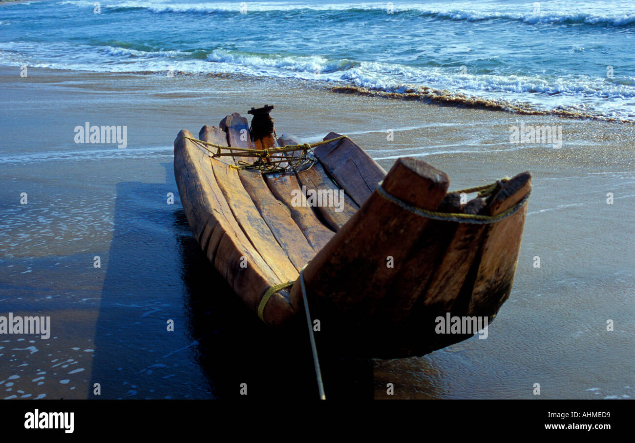 Traditional Fishing Boat India Tamil Nadu Mamallapuram Stock Photo Alamy