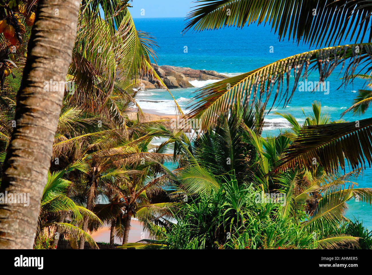KOVALAM BEACH, TRIVANDRUM Stock Photo