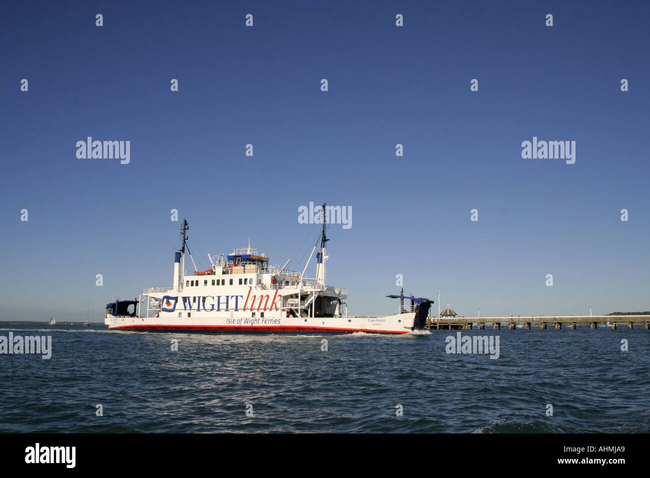 Isle of Wight car ferry Stock Photo Alamy