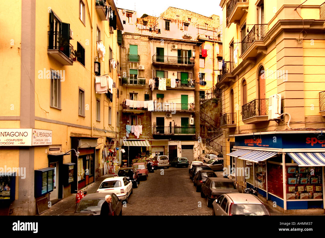 Naples Italian Italian City Centre Town Vomero Stock Photo Alamy