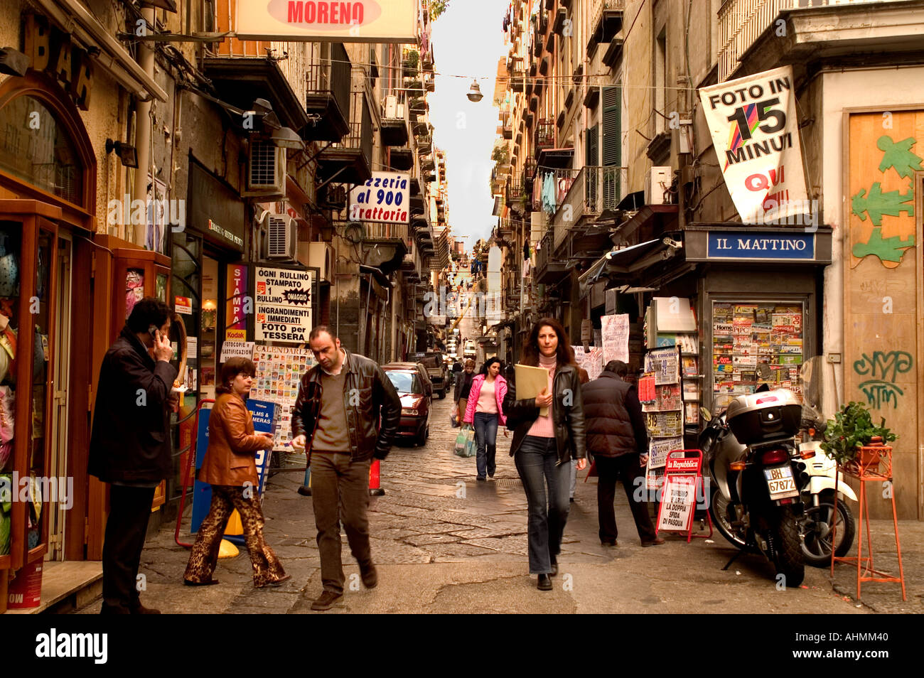 Quartiere Spagnoli The Spanish Quarter Toledo Naples Italy Campania