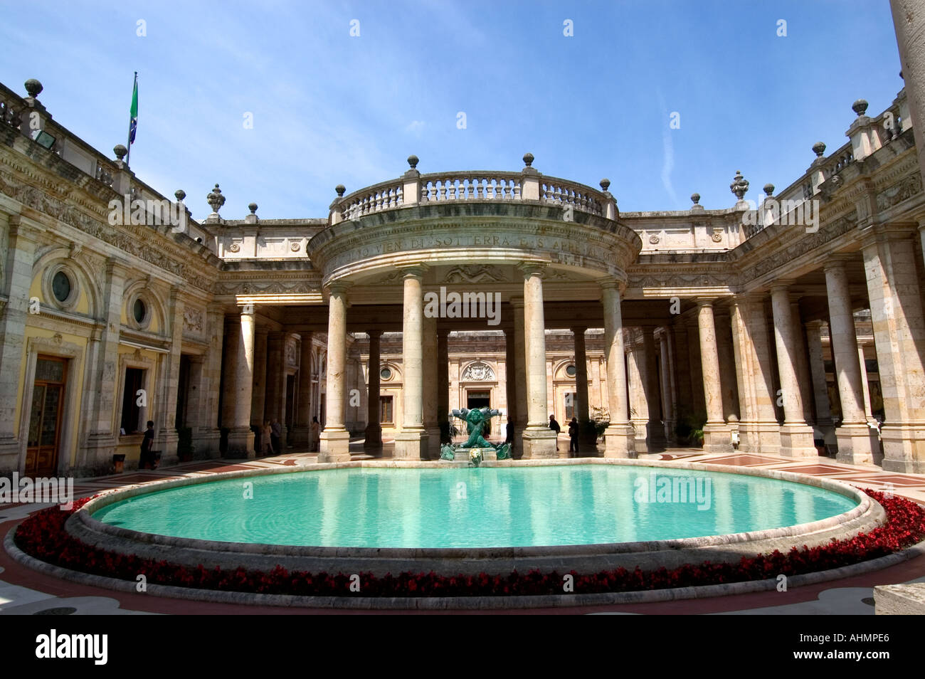 Tuscany Terme Tettuccio Montecatini Famous Spa thermal baths Stock Photo