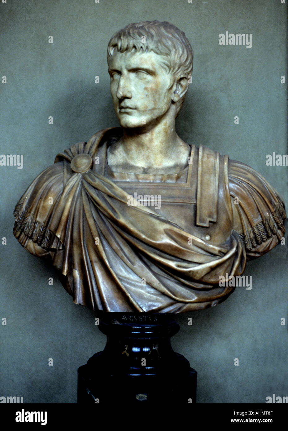 Florence Rome Roman Italy Italian Emperor Augustus Stock Photo