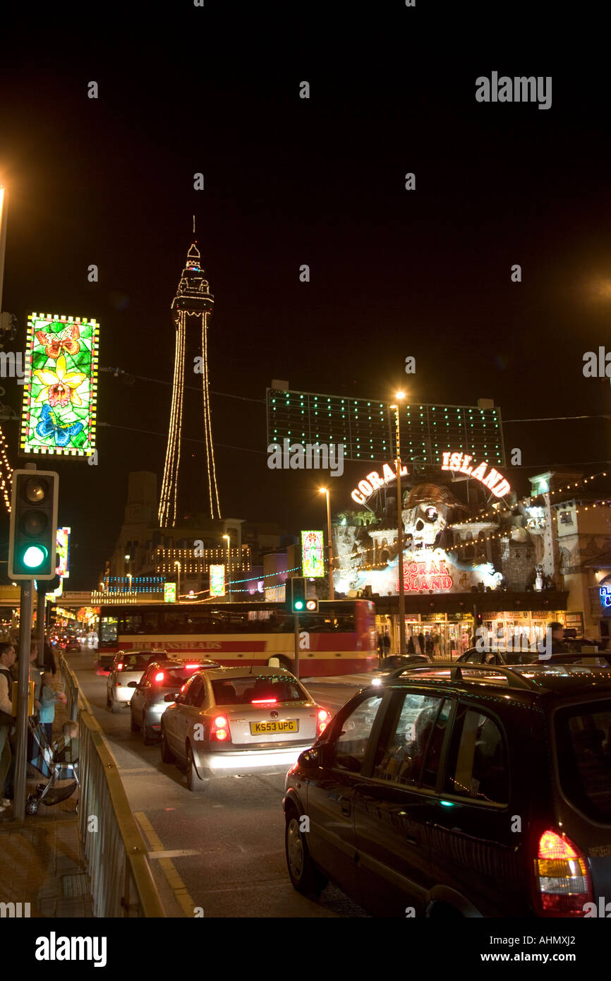 Coral Island Blackpool Lancashire United Kingdom,Illumination Stock