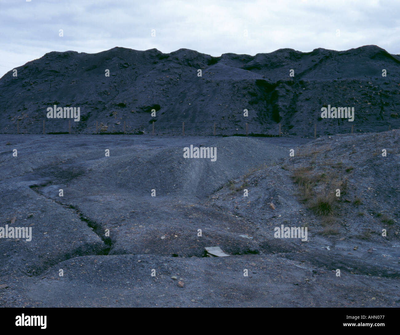 Old coal slag heap, South Hetton, County Durham, England, UK Stock