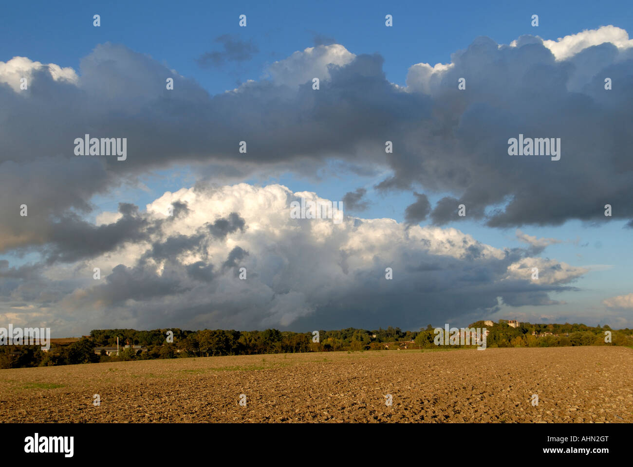 Landscape after a storm, Indre-et-Loire, France Stock Photo - Alamy