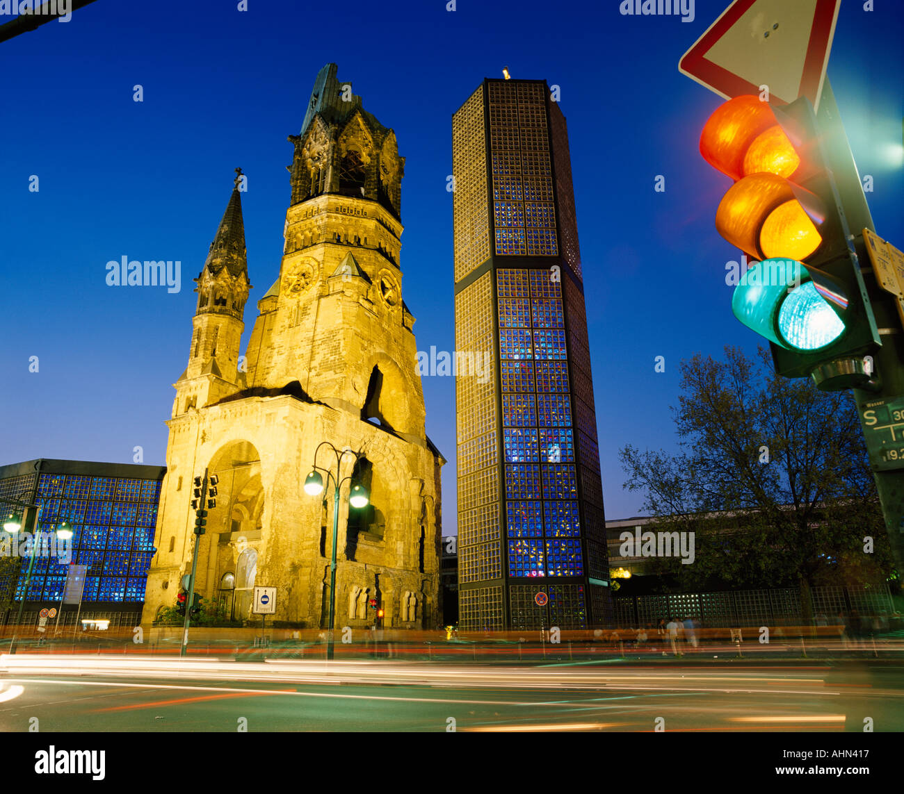 Kaiser Wilhelm church Berlin Germany Stock Photo