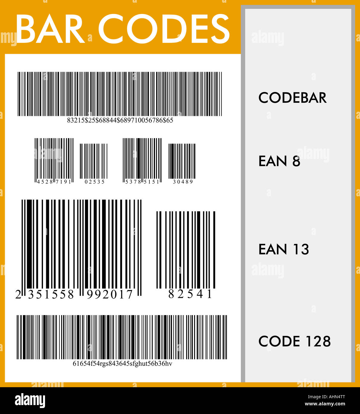 Bar codes graphic Stock Photo - Alamy