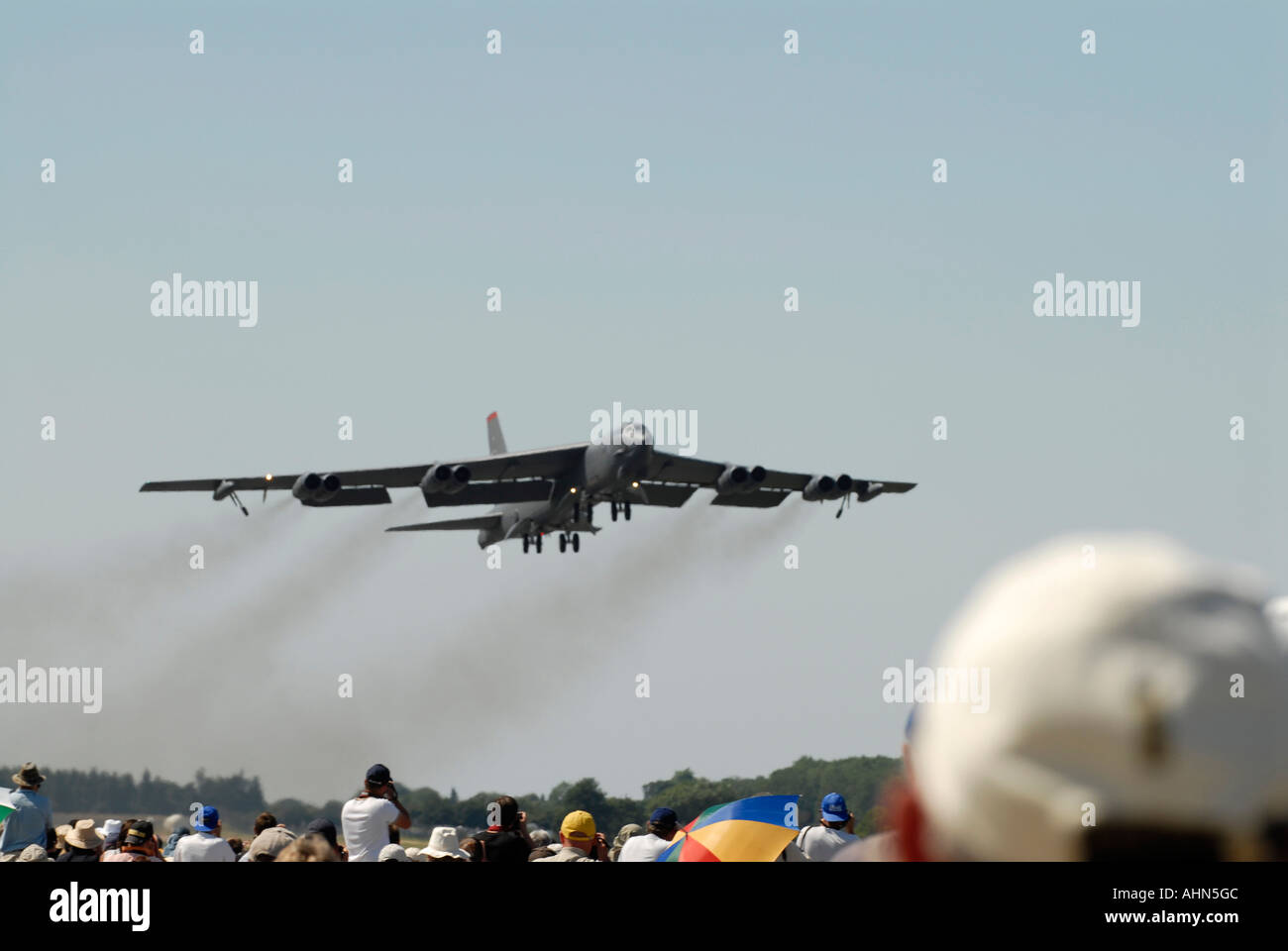 Boeing B 52H Stratofortress USAF RIAT 2006 Fairford Gloucestershire Stock Photo