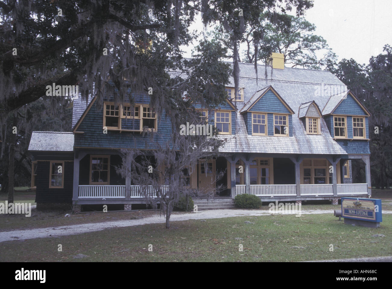 Moss Cottage Jekyll Island Stock Photos Moss Cottage Jekyll