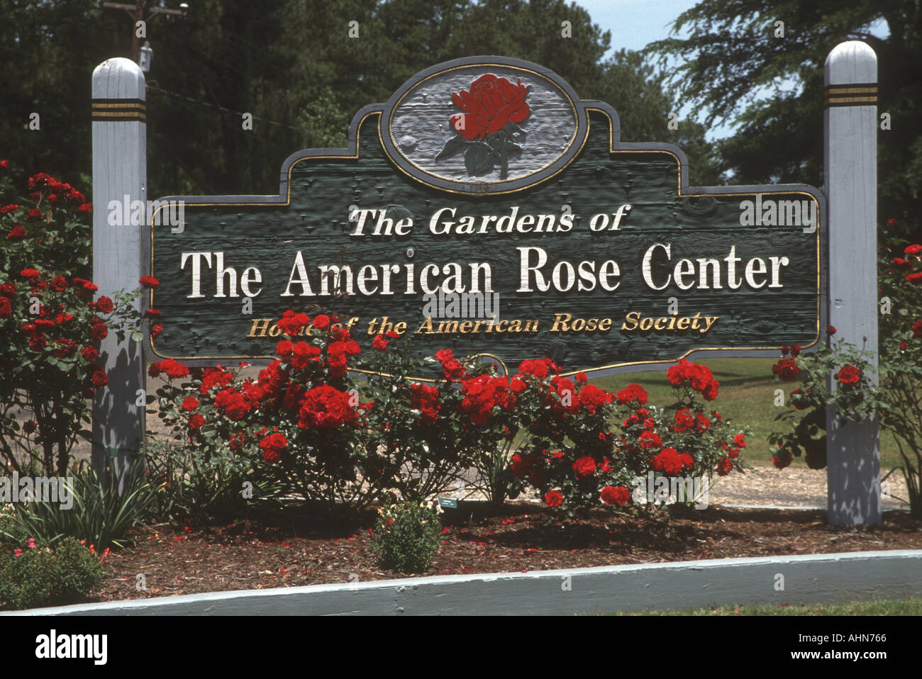 American Rose Society Gardens Shreveport Louisiana Stock Photo