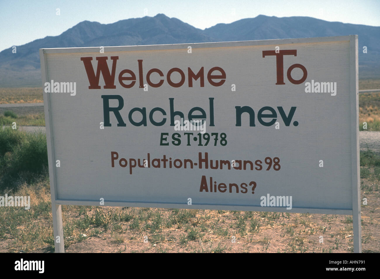 Rachel, Nevada near Area 51 Stock Photo Alamy