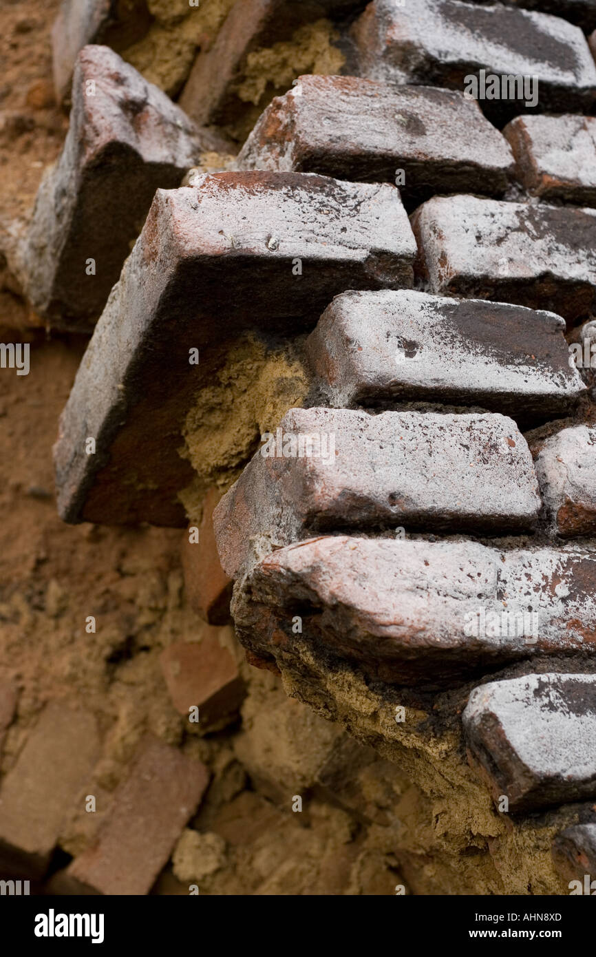 Weathered brick wall pattern Stock Photo - Alamy