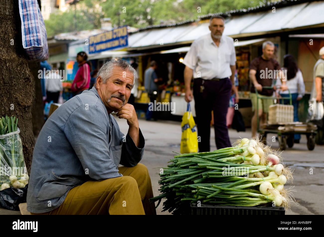 Market Sofia Bulgaria Stock Photo Alamy