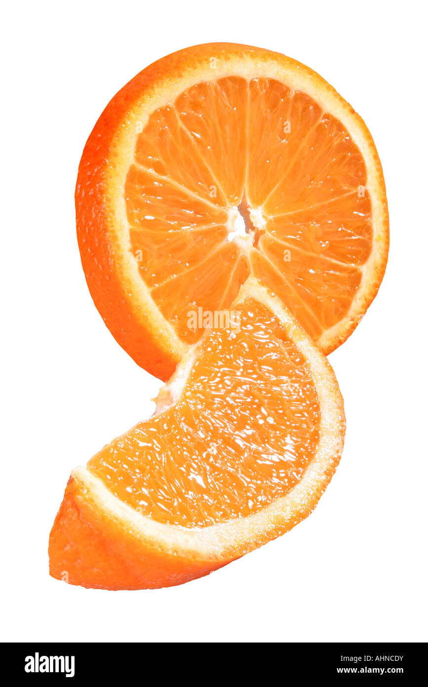 Orange group isolated on white background detail Stock Photo Alamy