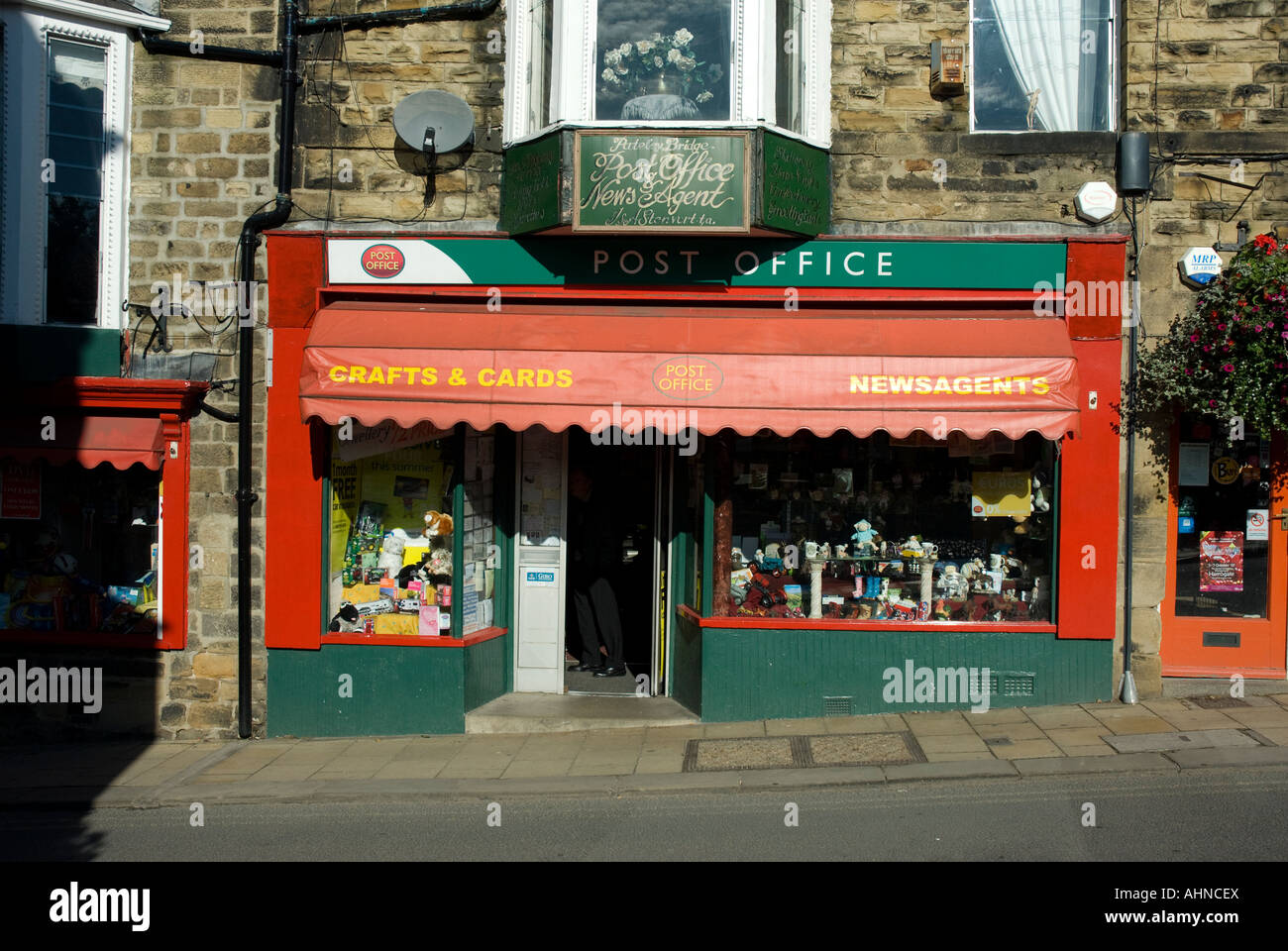 Post office, Pateley Bridge, Yorkshire Stock Photo Alamy