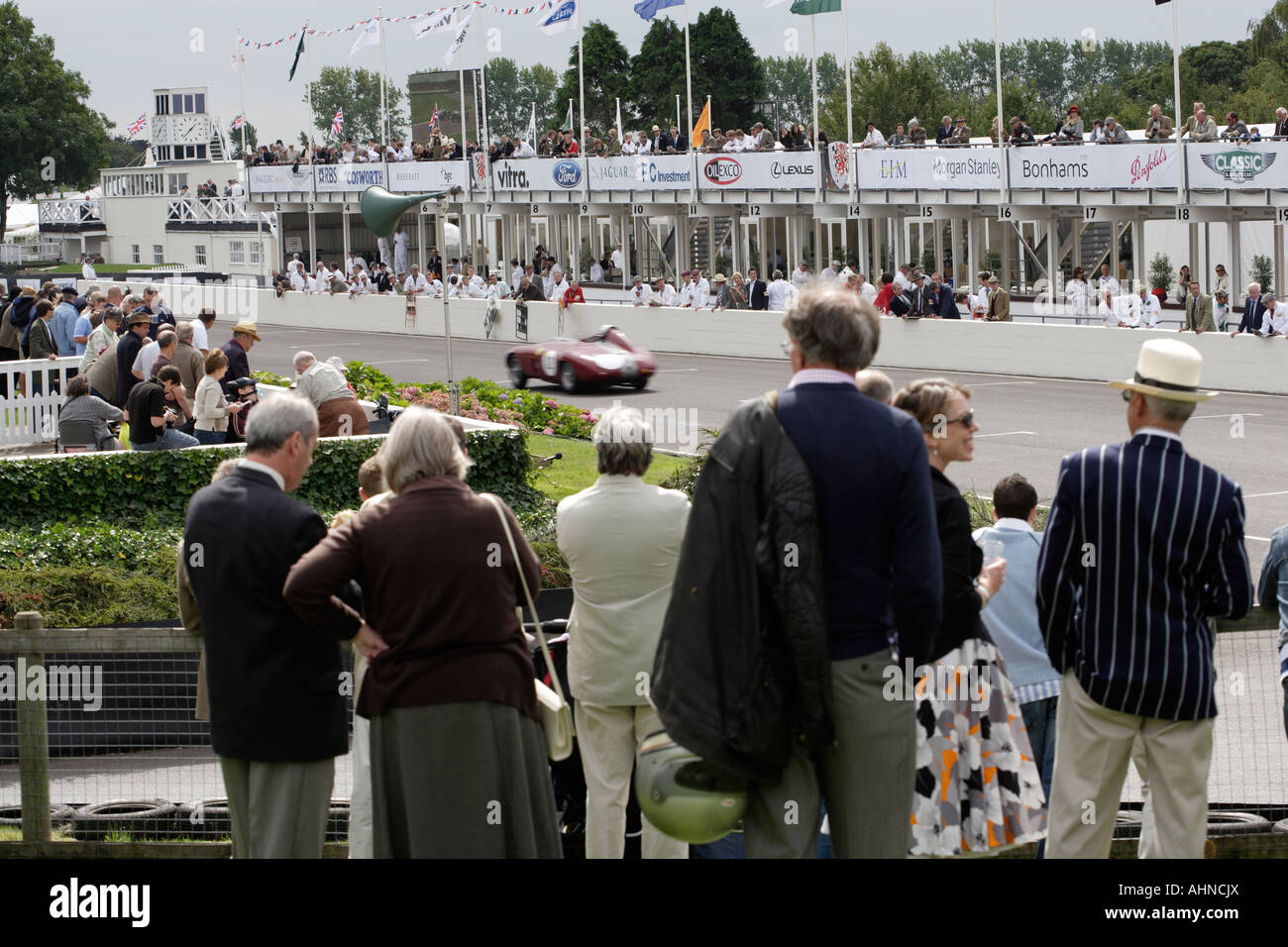 Goodwood Revival motor racing Chichester England UK Stock Photo