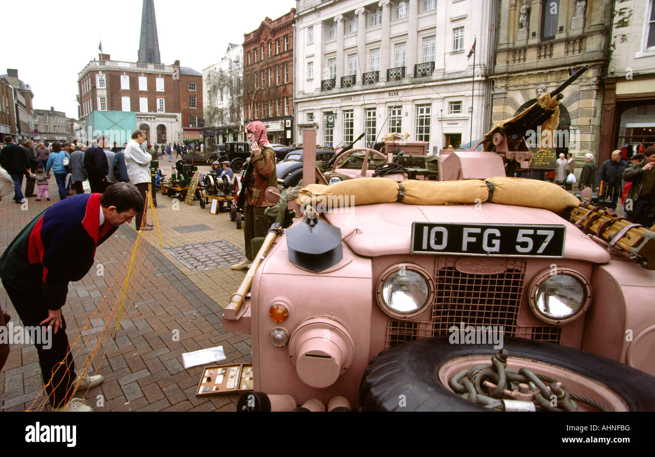 UK Herefordshire Hereford High Town Military Vehicle Preservation
