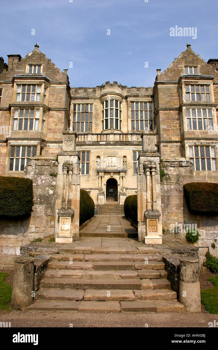 UK Yorkshire Ripon Fountains Hall Stock Photo Alamy