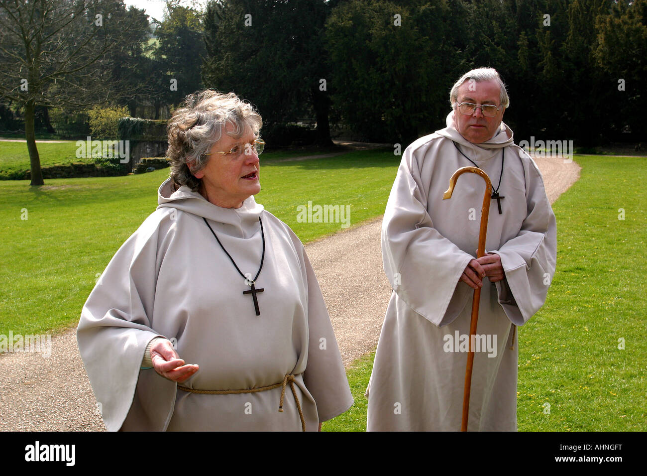 Costumed guide abbey hires stock photography and images Alamy
