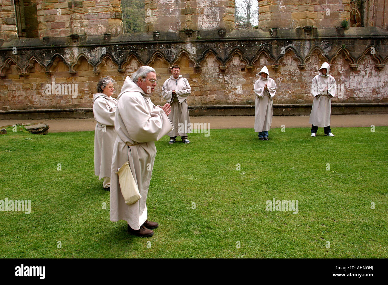 Costumed guide abbey hires stock photography and images Alamy