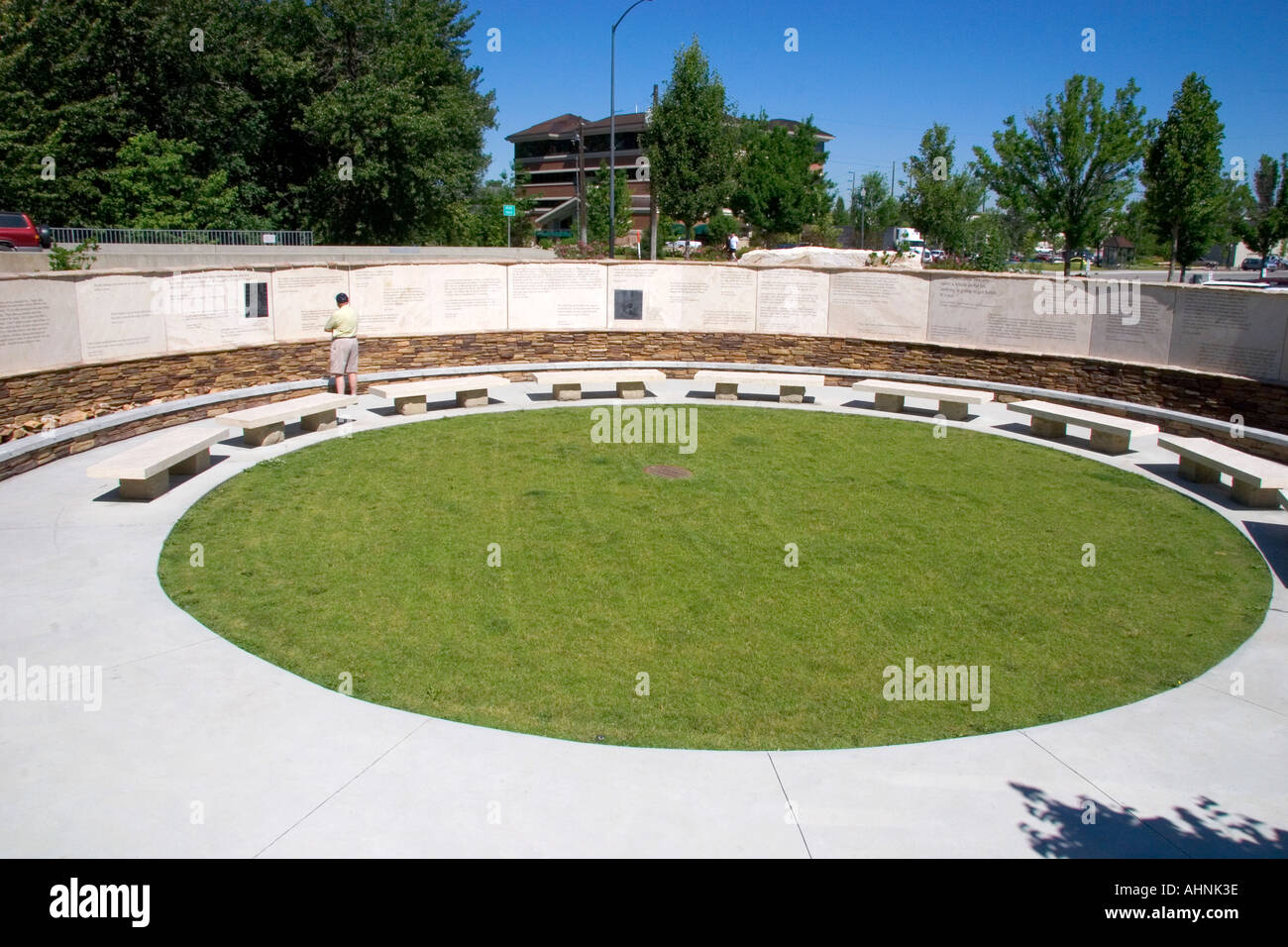 The Idaho Anne Frank Human Rights Memorial Boise Idaho Stock Photo - Alamy