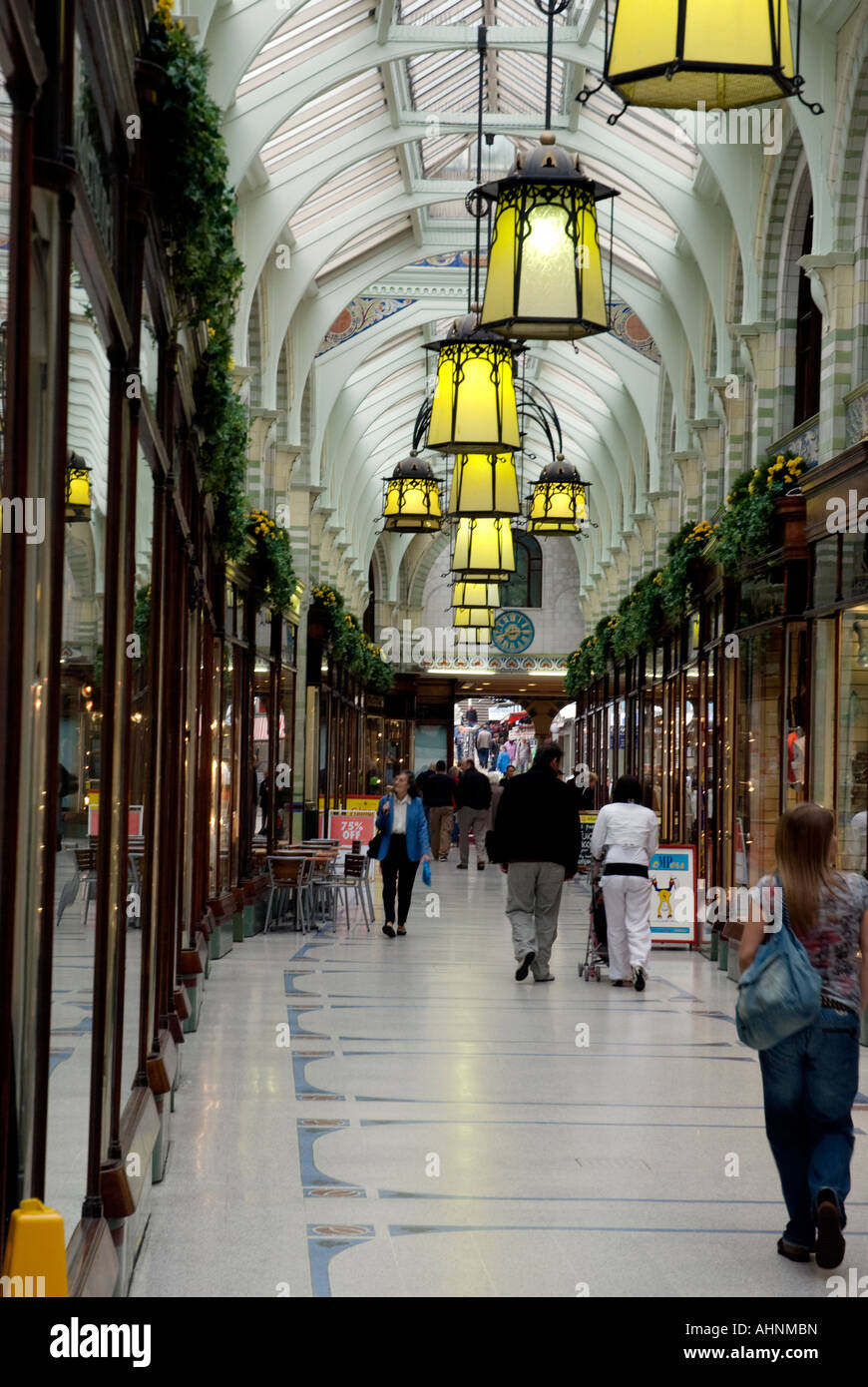 Royal Arcade shops in Norwich Stock Photo Alamy