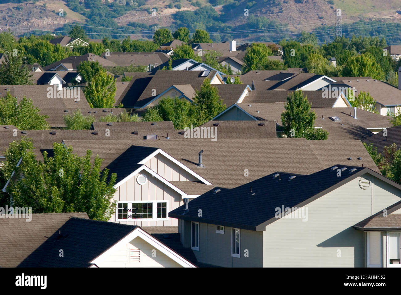 Suburban housing in boise idaho hires stock photography and images Alamy