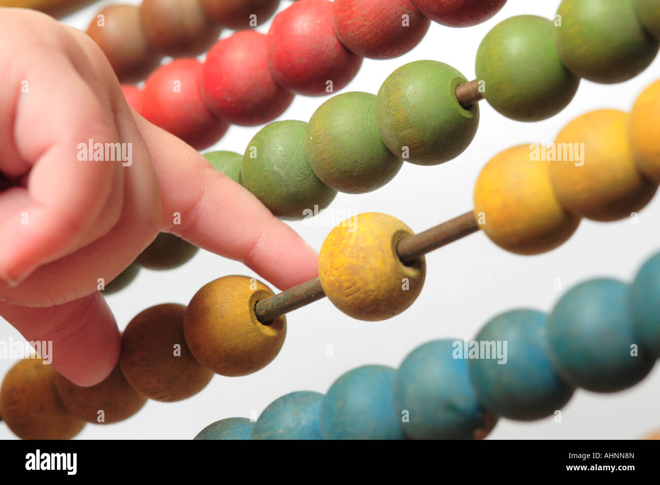 Old abacus Stock Photo