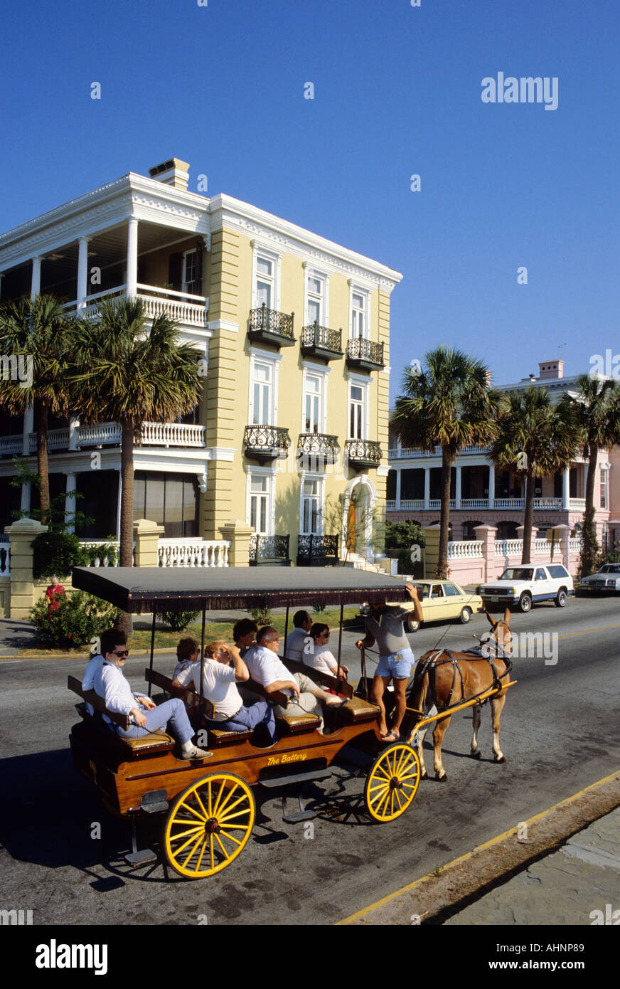 A horse and carriage ride through historic Charleston South Carolina