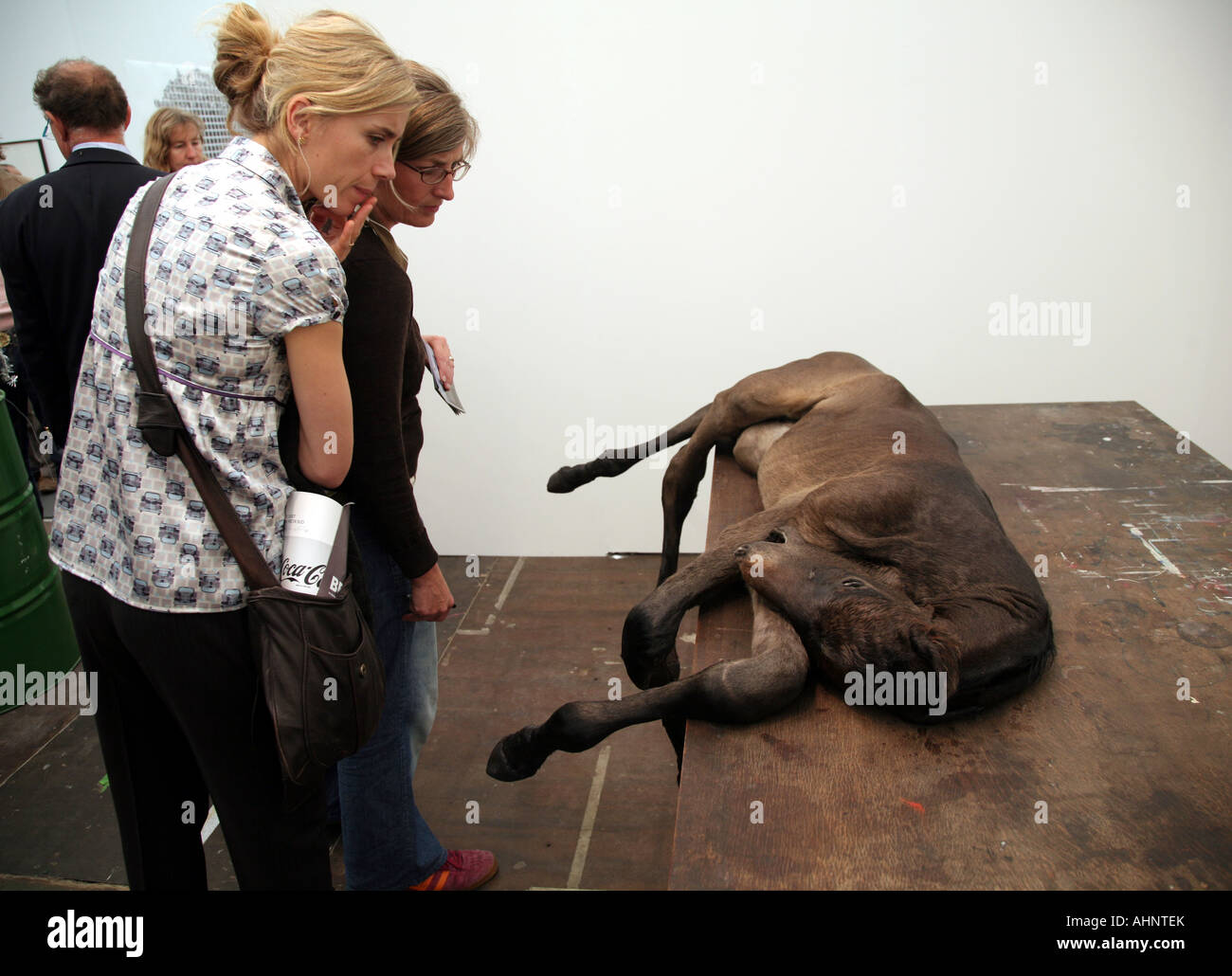 An artwork on display at the Frieze art Fair, Regents Park, London, UK Stock Photo