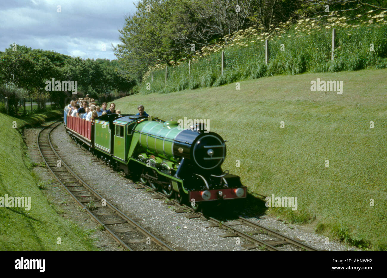 Miniature Railway Peasholm Park Scarborough North Yorkshire England miniature-railway-peasholm-park-scarborough-north-yorkshire-england