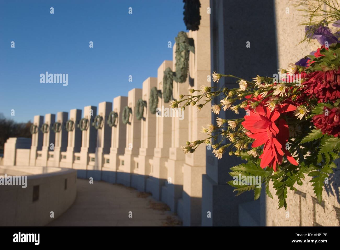 National World War II Memorial in Washington Stock Photo