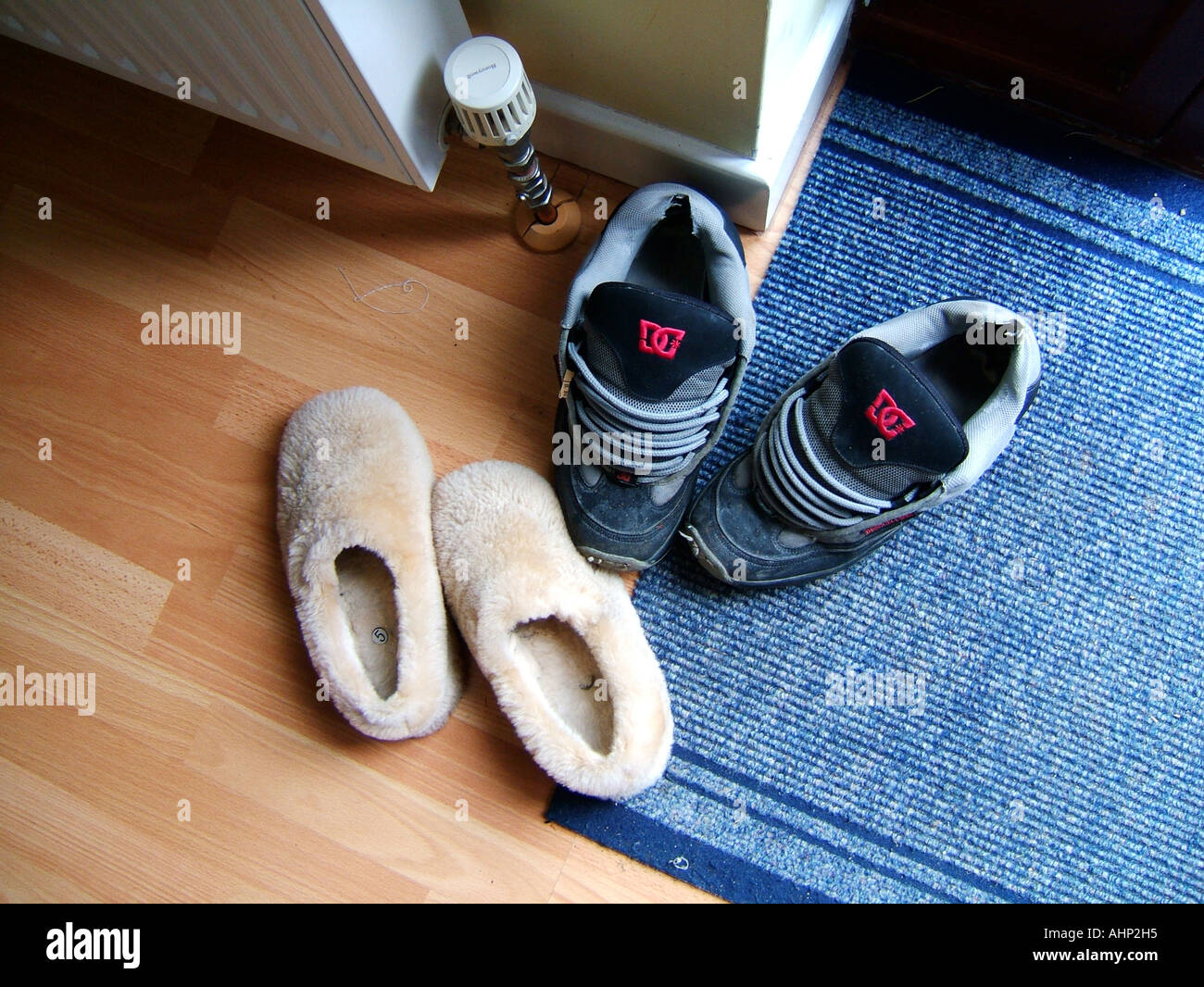 Shoes on door mat hires stock photography and images Alamy