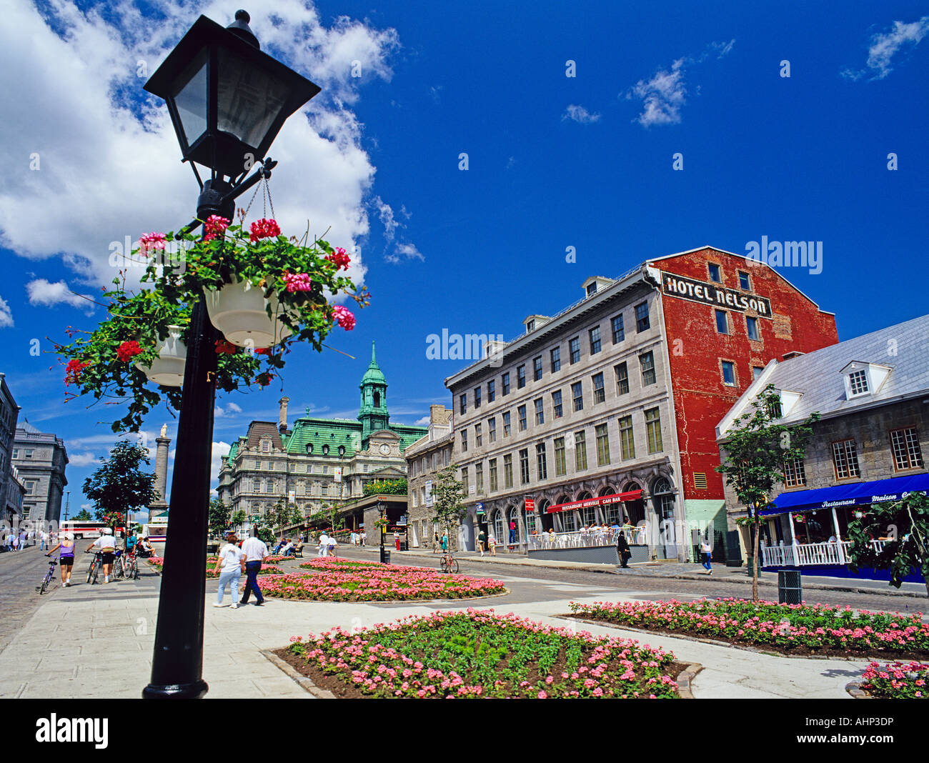 Quebec Montreal [Old Montreal] Stock Photo Alamy