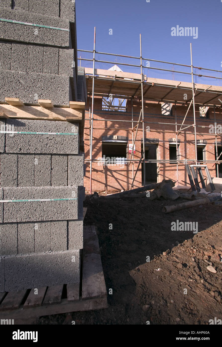 New build houses Carlisle Stock Photo - Alamy