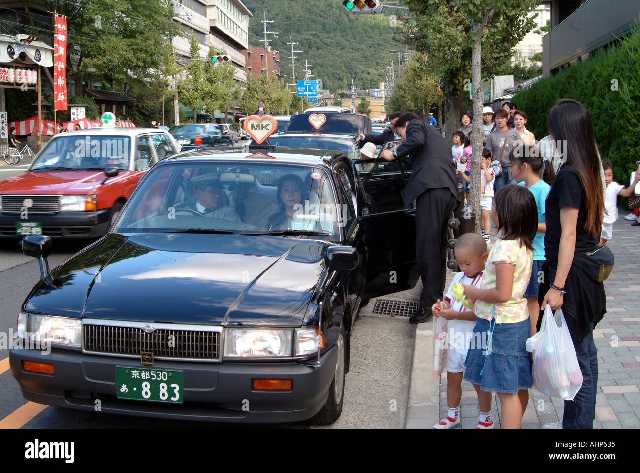 MK company taxis at an event Kyoto Japan Stock Photo - Alamy
