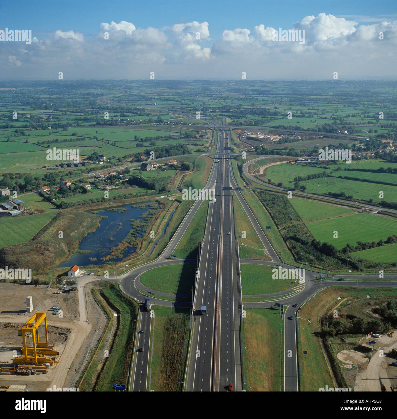 Motorways uk aerial hi-res stock photography and images - Alamy