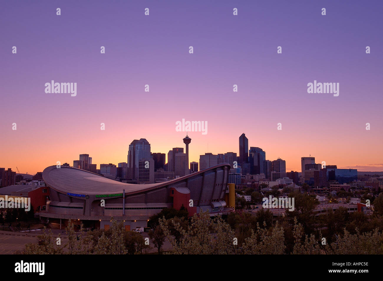 cityscape Calgary Alberta Canada Stock Photo Alamy