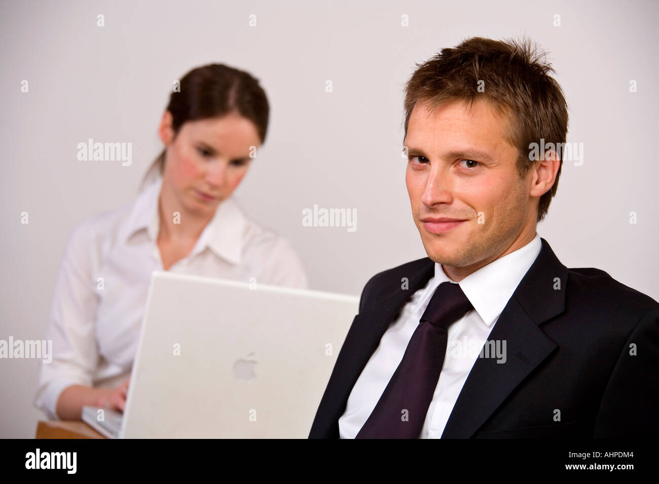 Man woman office manager hi-res stock photography and images - Alamy