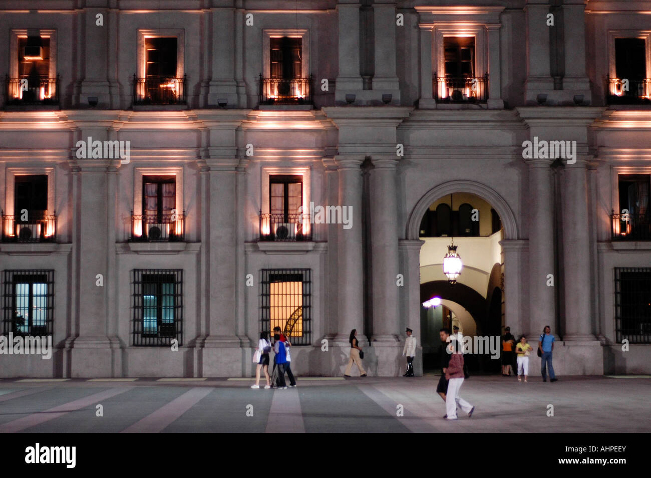 La Moneda palace Santiago de Chile Chile South America Stock Photo - Alamy