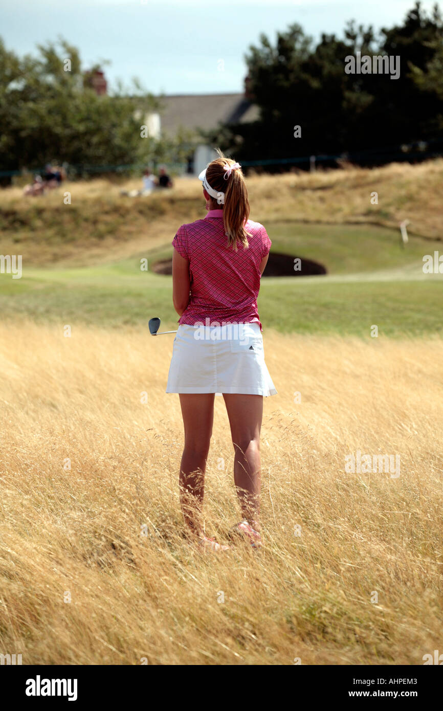 Paula Creamer Professional Golfer at Royal Lytham in 2006 Stock Photo