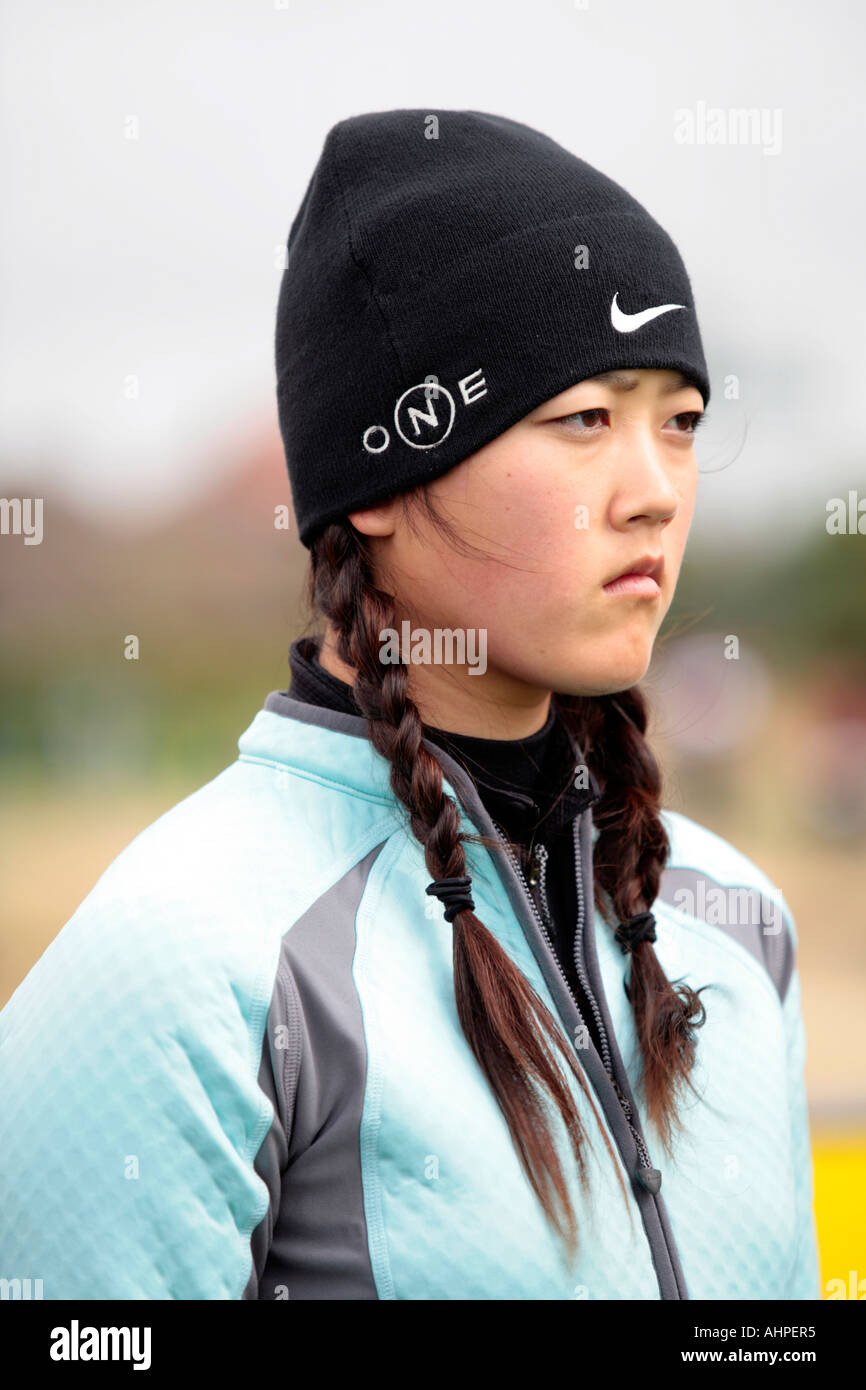 Michelle Wie at Royal Lytham in 2006 Stock Photo