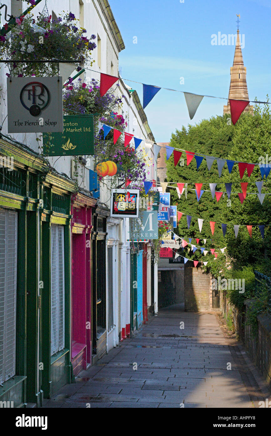 Bath Place, Taunton, Somerset, England Stock Photo