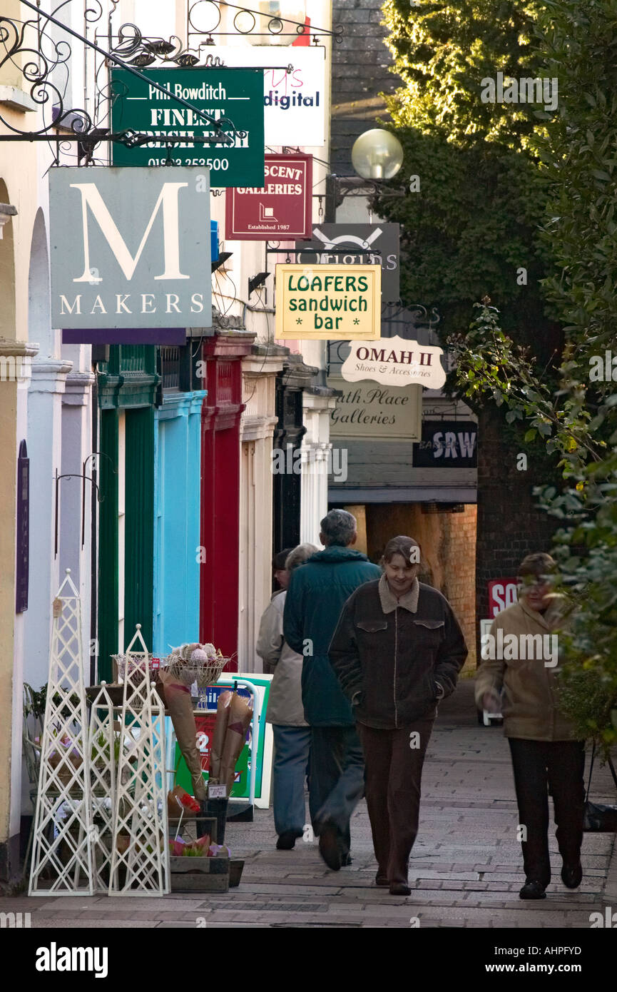 Bath Place, Taunton, Somerset, England Stock Photo Alamy