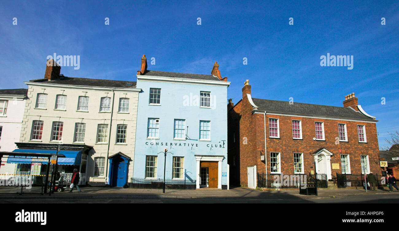 High Street, Wellington, Somerset, England Stock Photo