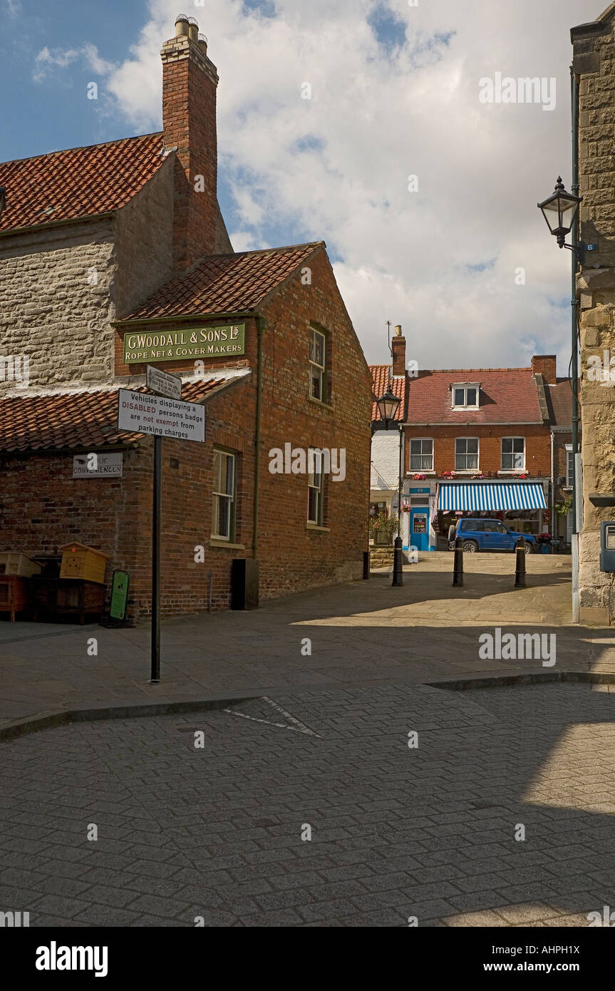 Malton market place shops hires stock photography and images Alamy