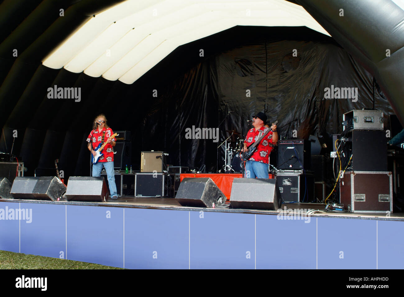 Outdoor Rock concert at the annual summer music festival in London