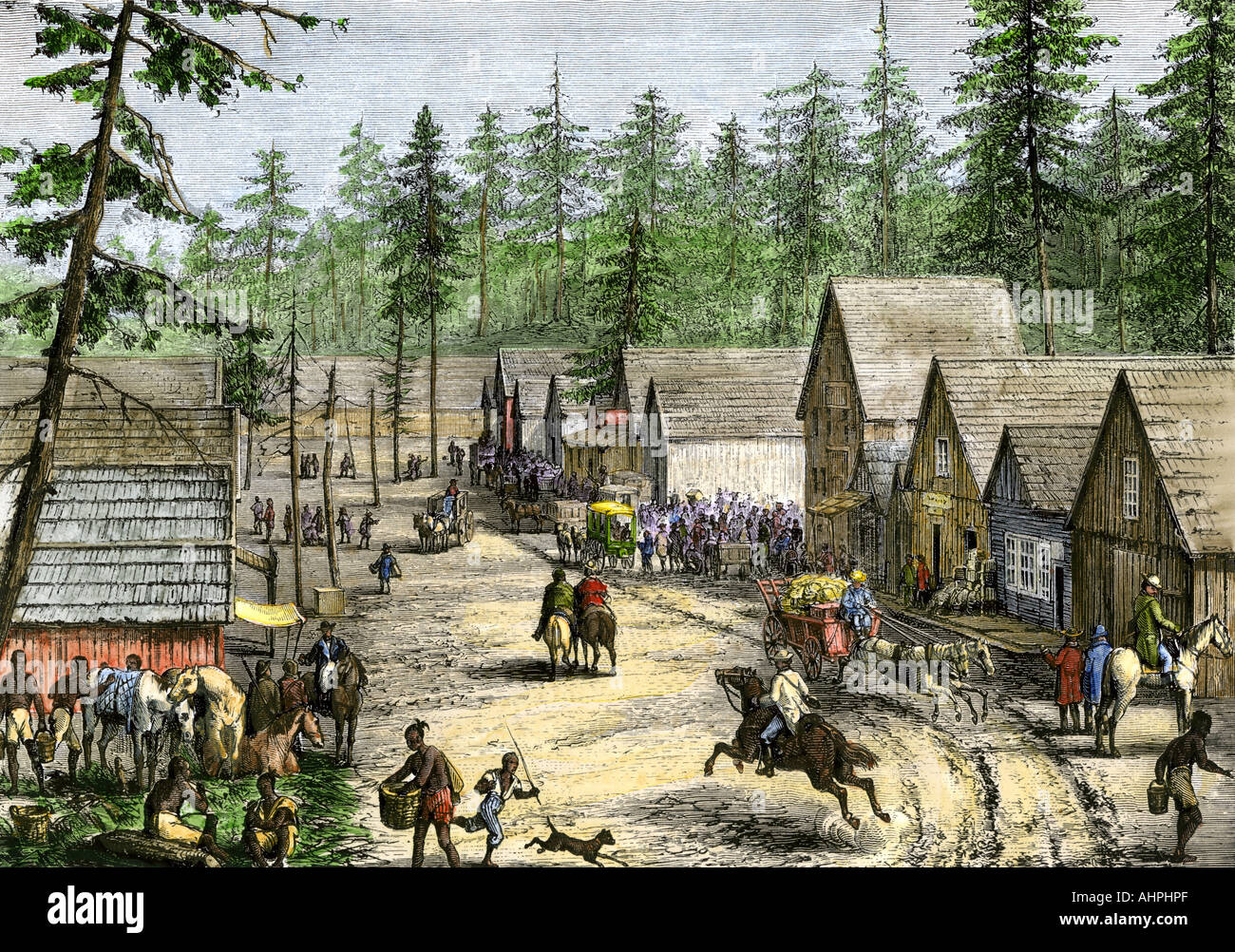 Frontier Settlers Hi res Stock Photography And Images Alamy