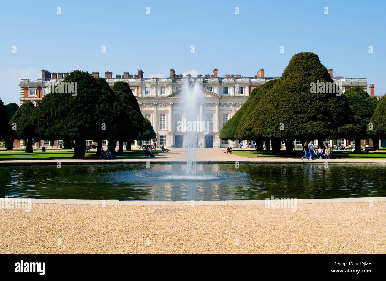 Hampton Court Gardens, London Stock Photo